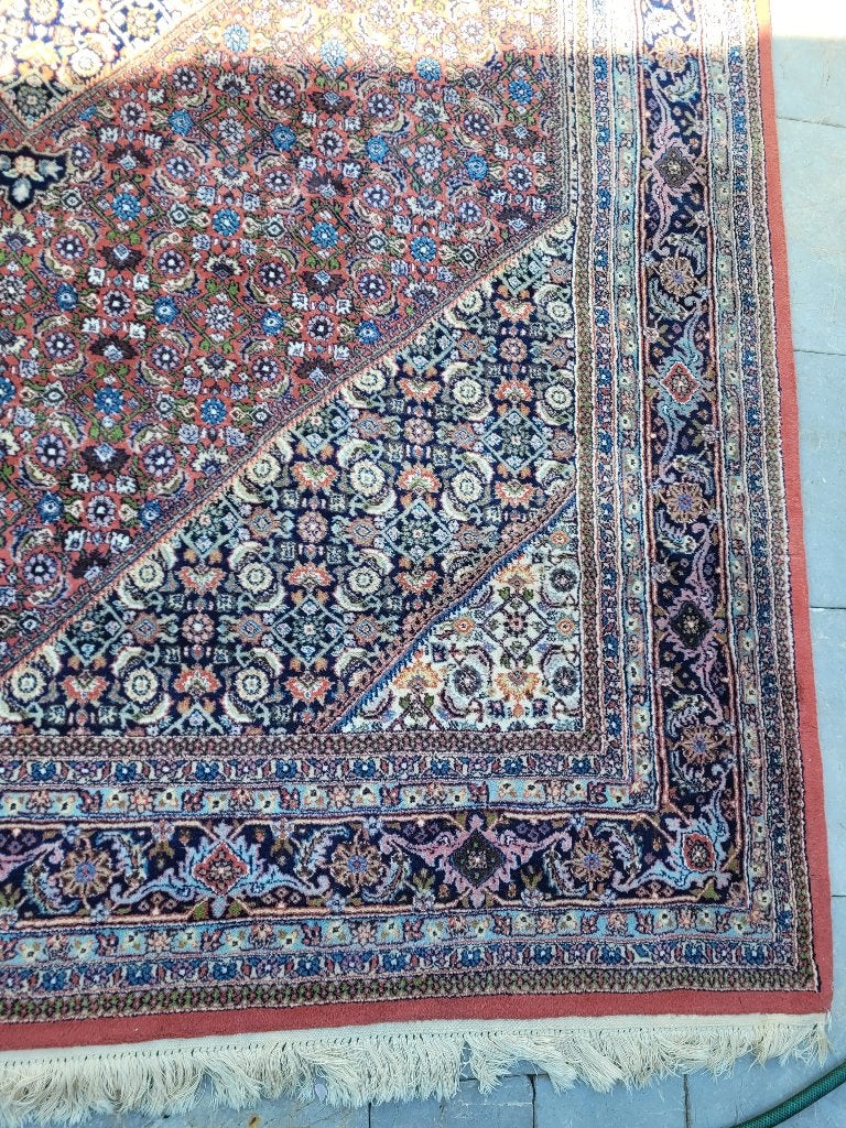Zeer oud wollen vloerkleed hand geknoopt bidjar, Ophalen, Heikant 21 Kaatsheuvel, Belle Vieille Brocante, 200 cm of meer