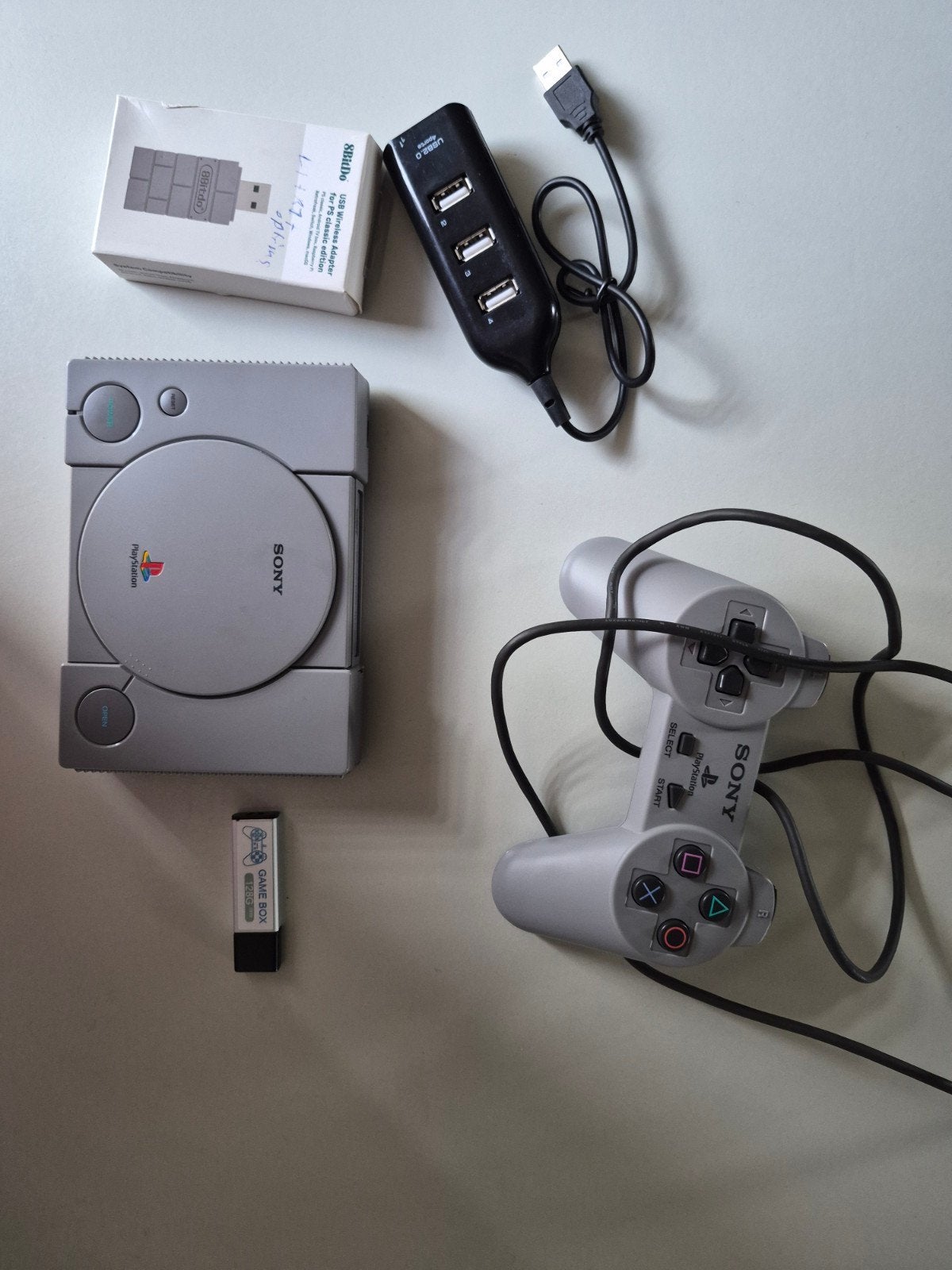 Ps classic mini met heel veel games, retroarch en alle kabel, Overige genres, Eén computer, Ophalen of Verzenden, Zo goed als nieuw