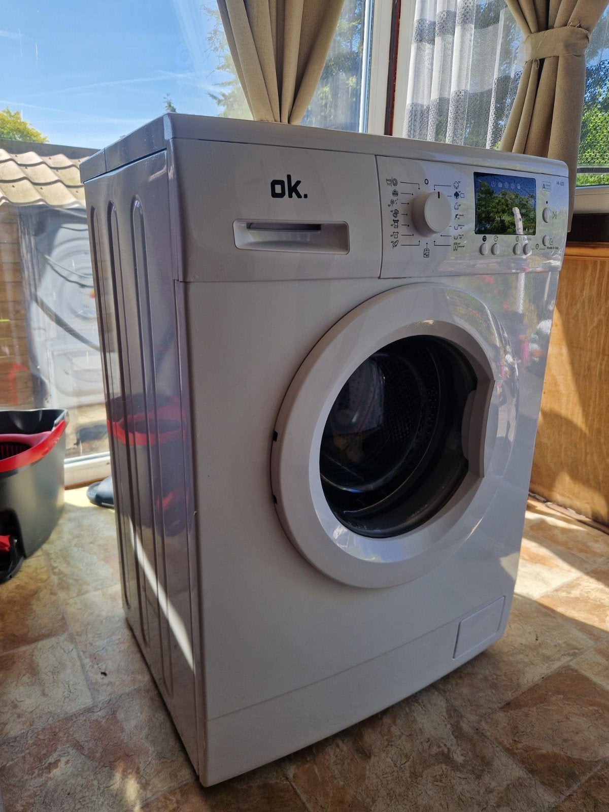 Defecte OK. Wasmachine A+++ - Voor onderdelen of reparatie, Witgoed en Apparatuur, Wasmachines, Ophalen, Niet werkend, 85 tot 90 cm