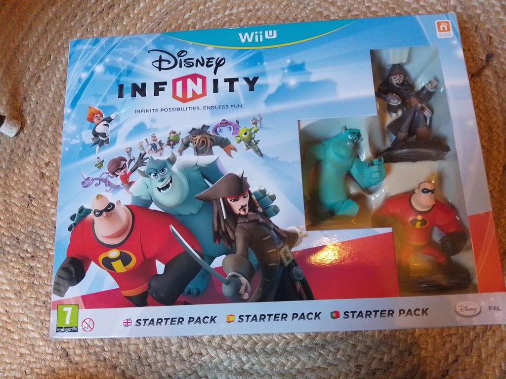 Disney Infinity Starter Pack Wii U - Incredibles, Sulley,, Avontuur en Actie, 1 speler, Ophalen of Verzenden, Zo goed als nieuw