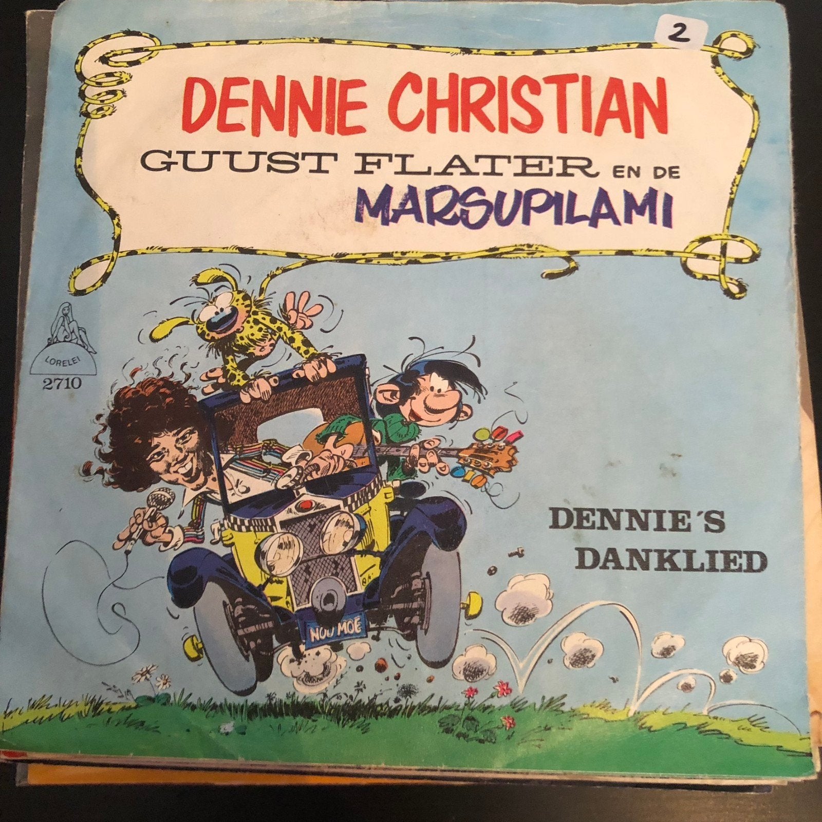 Dennie Christian - Guust Flater en de Marsupilami (Single), Cd's en Dvd's, Ophalen of Verzenden, Gebruikt, Nederlandstalig