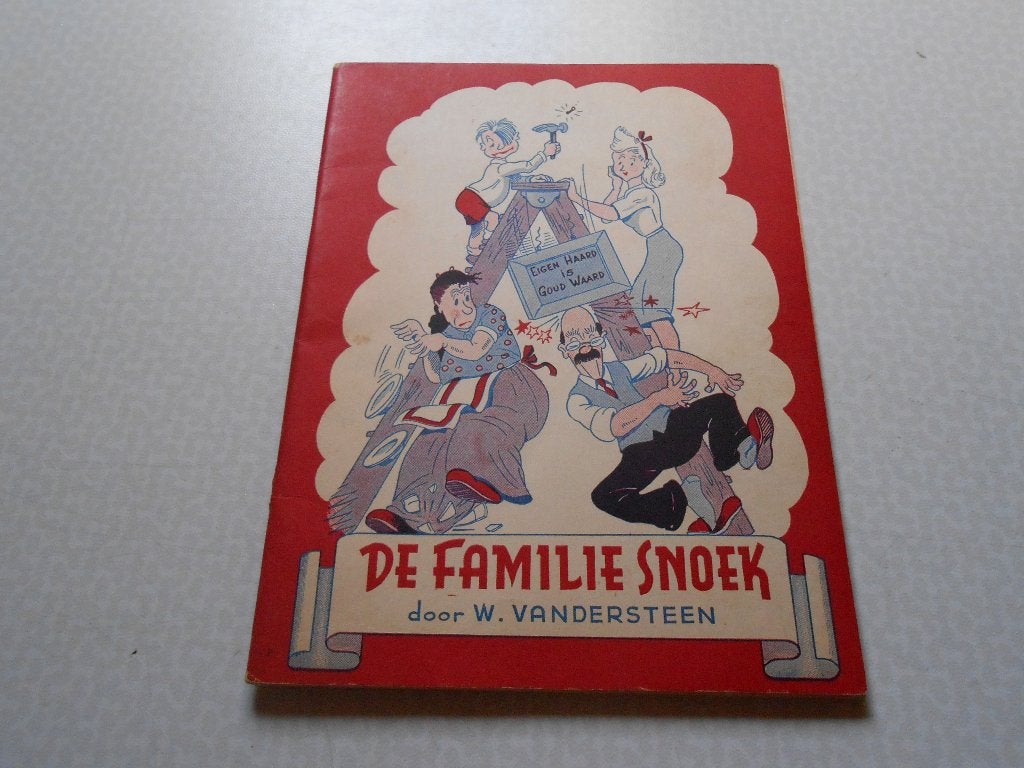 Snoek 1 De familie Snoek 1946 1 ste druk., Willy Vandersteen, Eén stripboek, Ophalen of Verzenden, Zo goed als nieuw