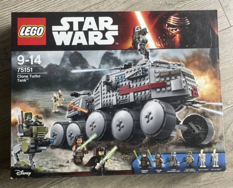 NIEUW IN DOOS LEGO 75151 Clone Turbo Tank Star Wars, Compleet, Star Wars, Lego, Nieuw