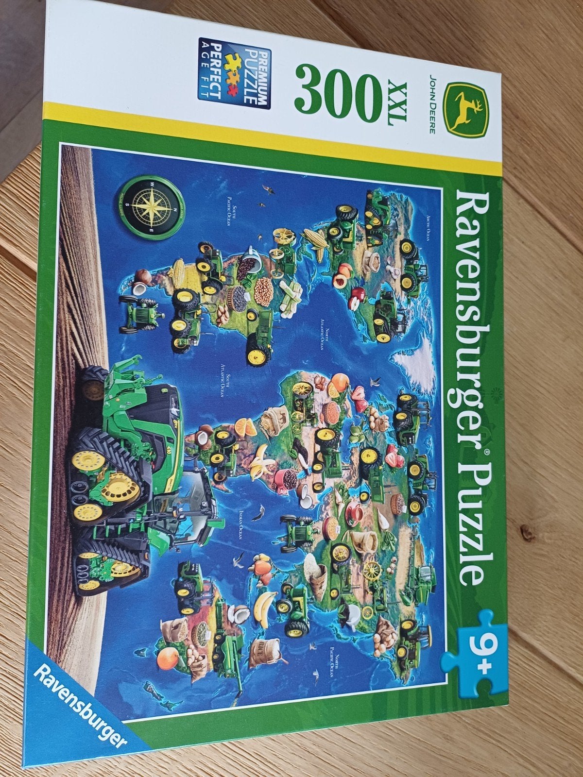 Ravensburger John Deere Wereldkaart Puzzel 300 XXL, Ophalen, Meer dan 50 stukjes, Zo goed als nieuw, 6 jaar of ouder