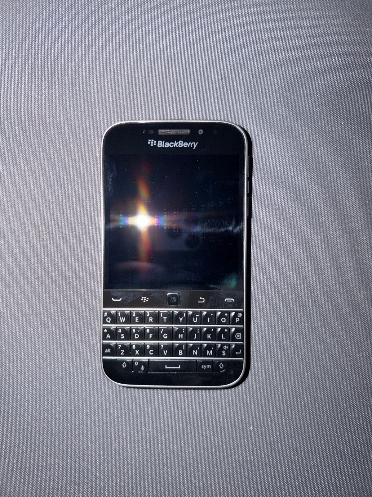 BlackBerry Classic Q20 - Zwart, accu defect, Telecommunicatie, Mobiele telefoons | Blackberry, Gebruikt, Zwart, Touchscreen, Ophalen of Verzenden