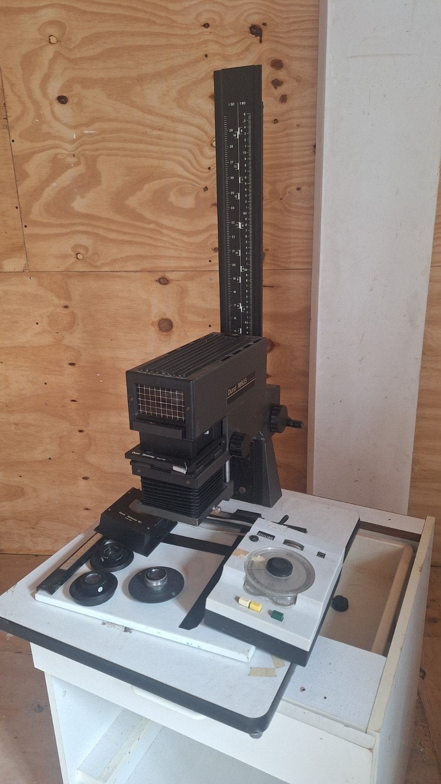 Durst M605 Vergroter met accessoires en bakken, Ophalen, Gebruikt, Durst, Complete dokaset