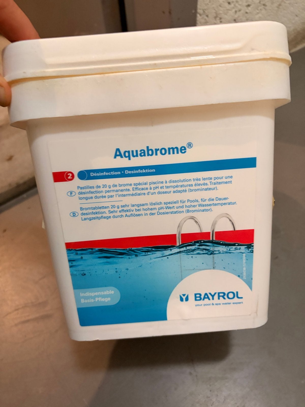 20kg Aquabrome Bayrol + 1L Desalgin Zwembadonderhoud, Ophalen of Verzenden, Nieuw, Reinigingsmiddel