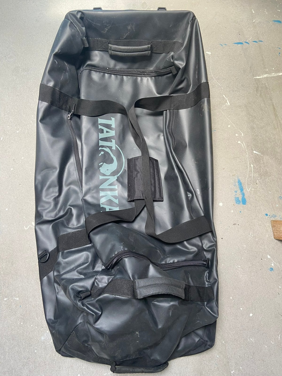 Tatonla Flight Roller 135L Duffle Bag zwart, 30 cm of meer, Zwart, Zo goed als nieuw, Wieltjes