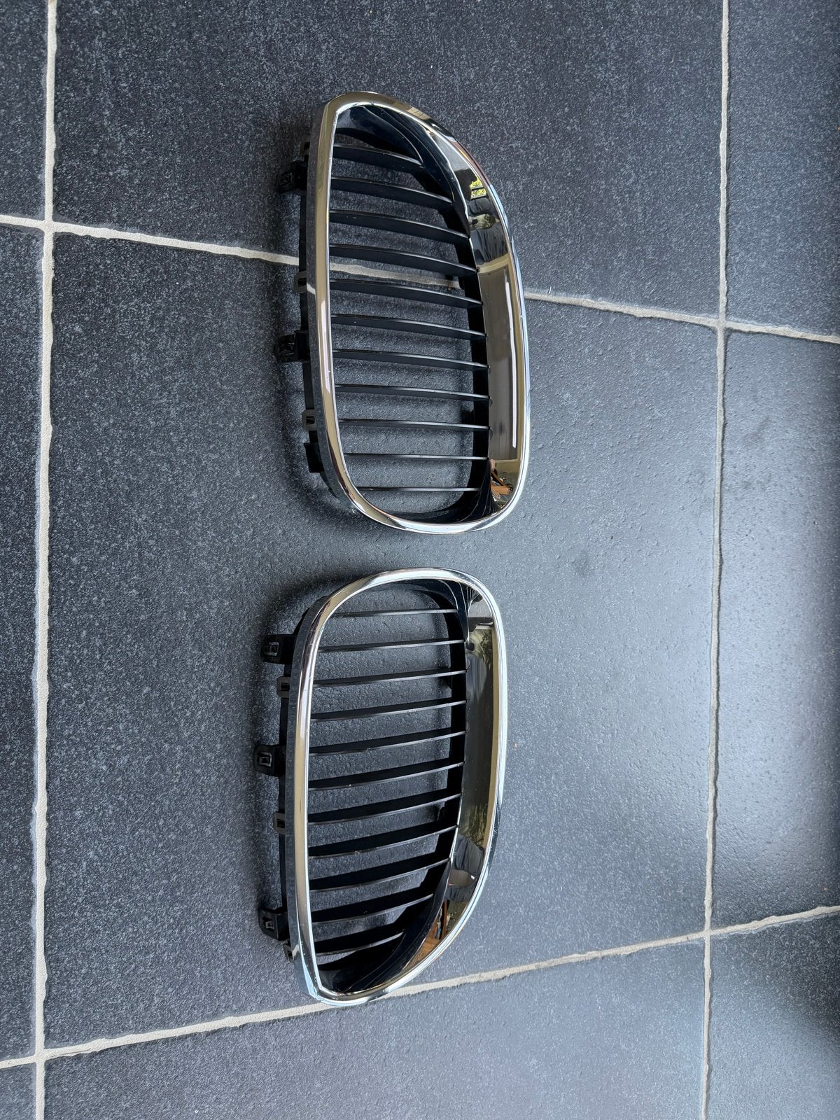 BMW Nieren Grill Set - Chroom/Zwart, Ophalen of Verzenden, Gebruikt, Voor, BMW