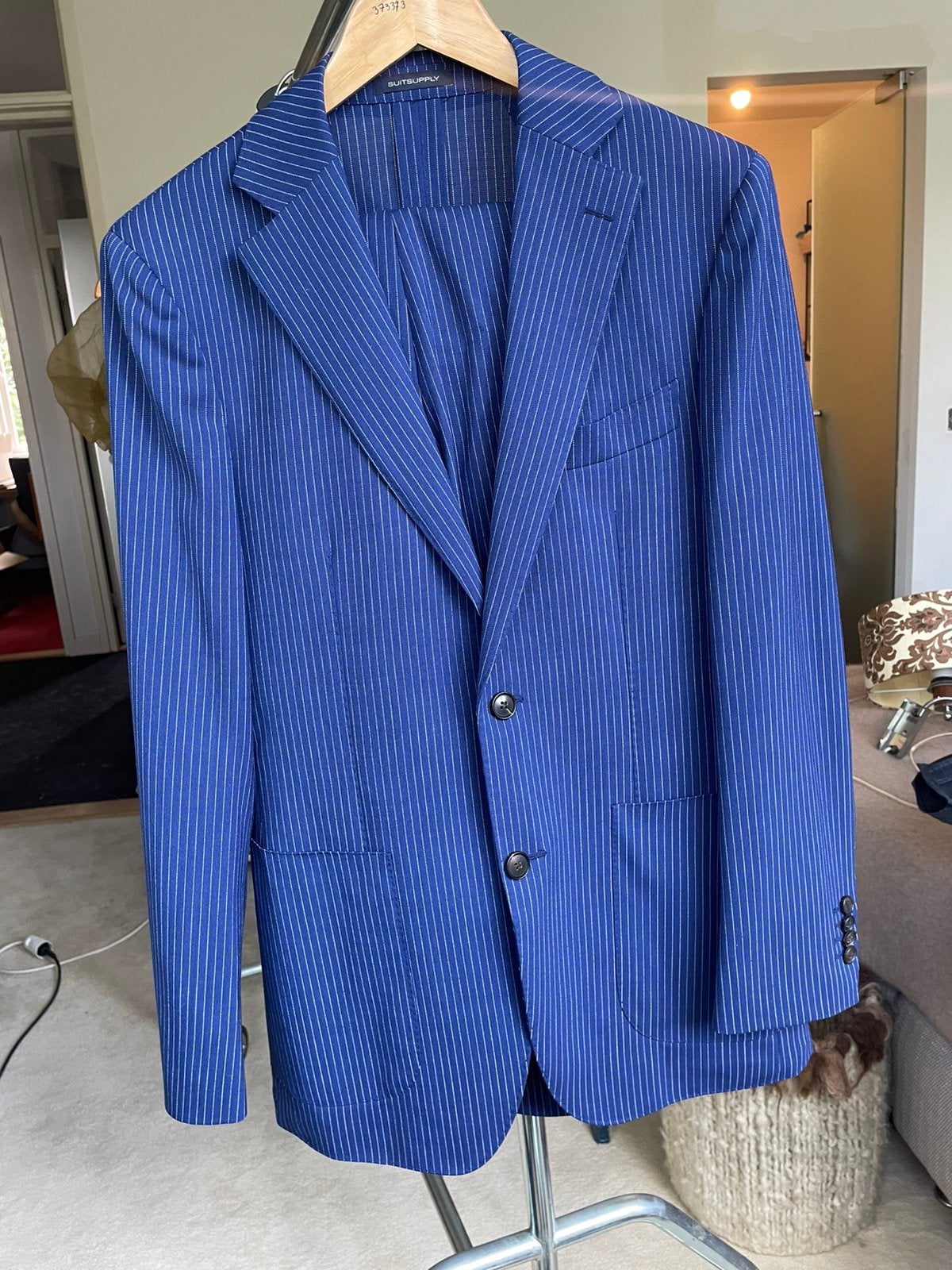 Suitsupply pak maat 48, Ophalen of Verzenden, Zo goed als nieuw, Maat 48/50 (M), Blauw