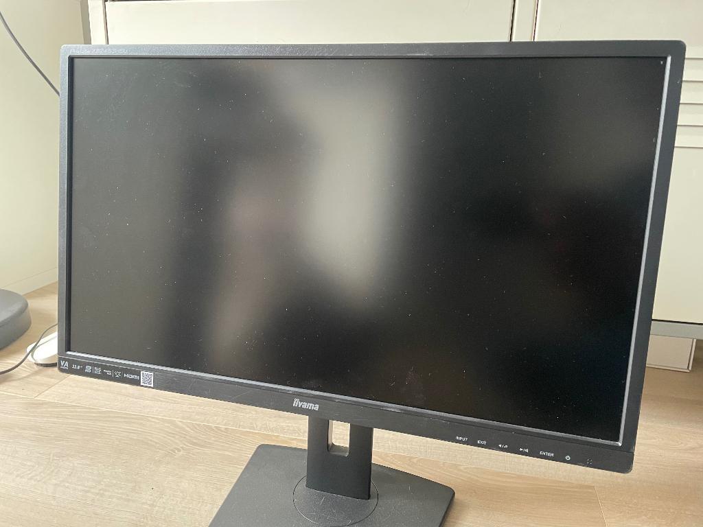 monitor 24” iiyama prolite xb2483hsu b3, Computers en Software, Monitoren, Ophalen, Gebruikt, HDMI, Full HD