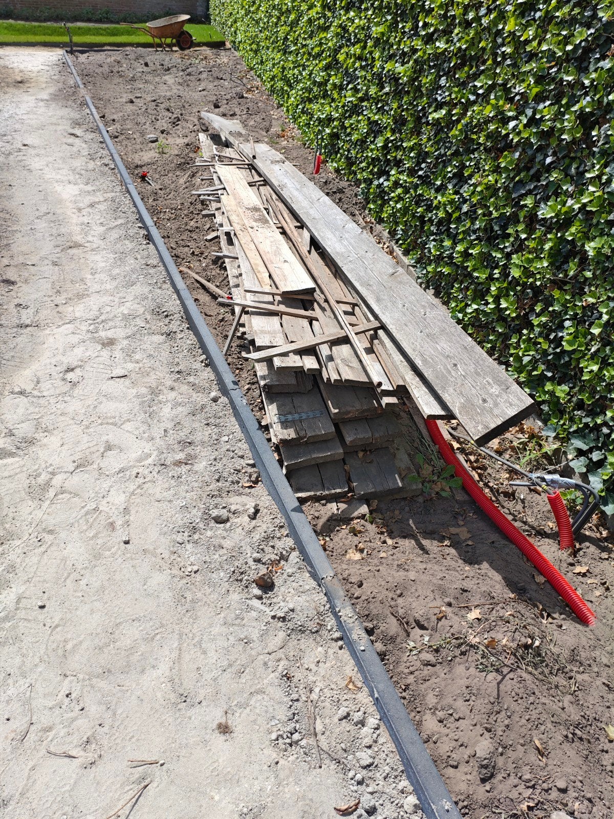 Diverse planken en steigerplanken - zie foto, Doe-het-zelf en Verbouw, Hout en Planken, Ophalen, Gebruikt, 25 tot 50 mm, Plank