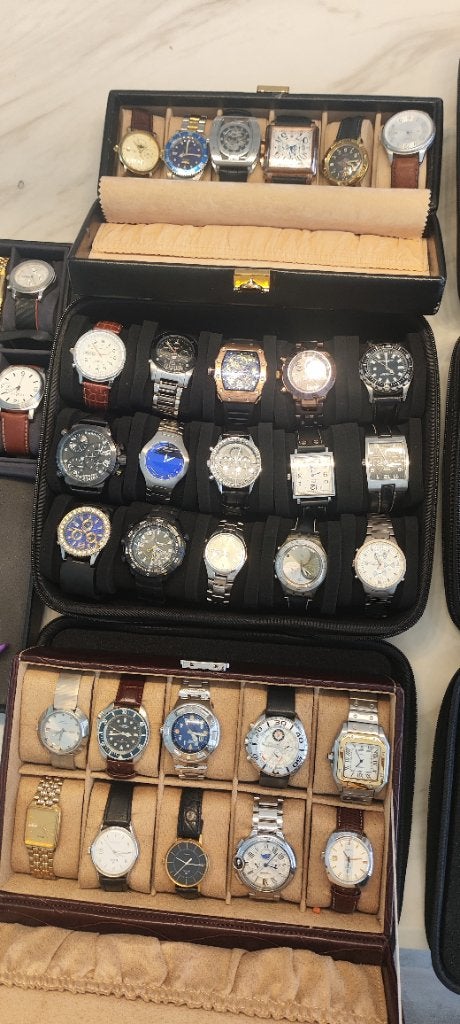 Horologe heren &dames /verzameling, Sieraden, Tassen en Uiterlijk, Overige merken, Staal, Met bandje, Verzenden