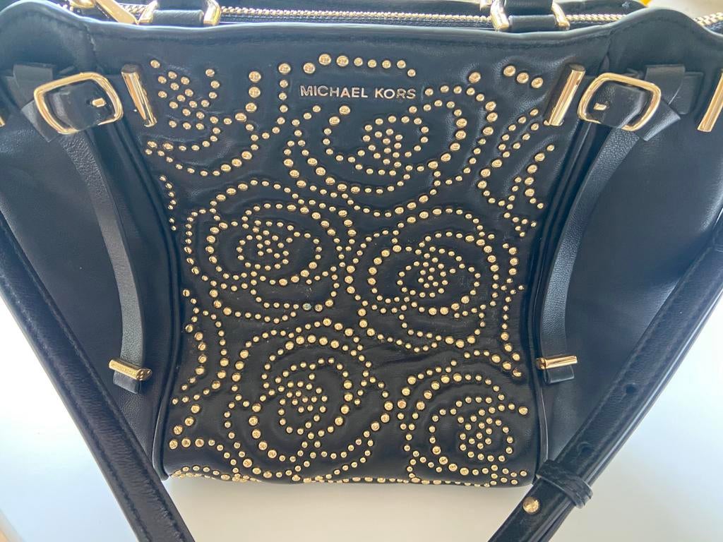 Michael Kors tas leer, Ophalen of Verzenden, Nieuw, Zwart, Handtas