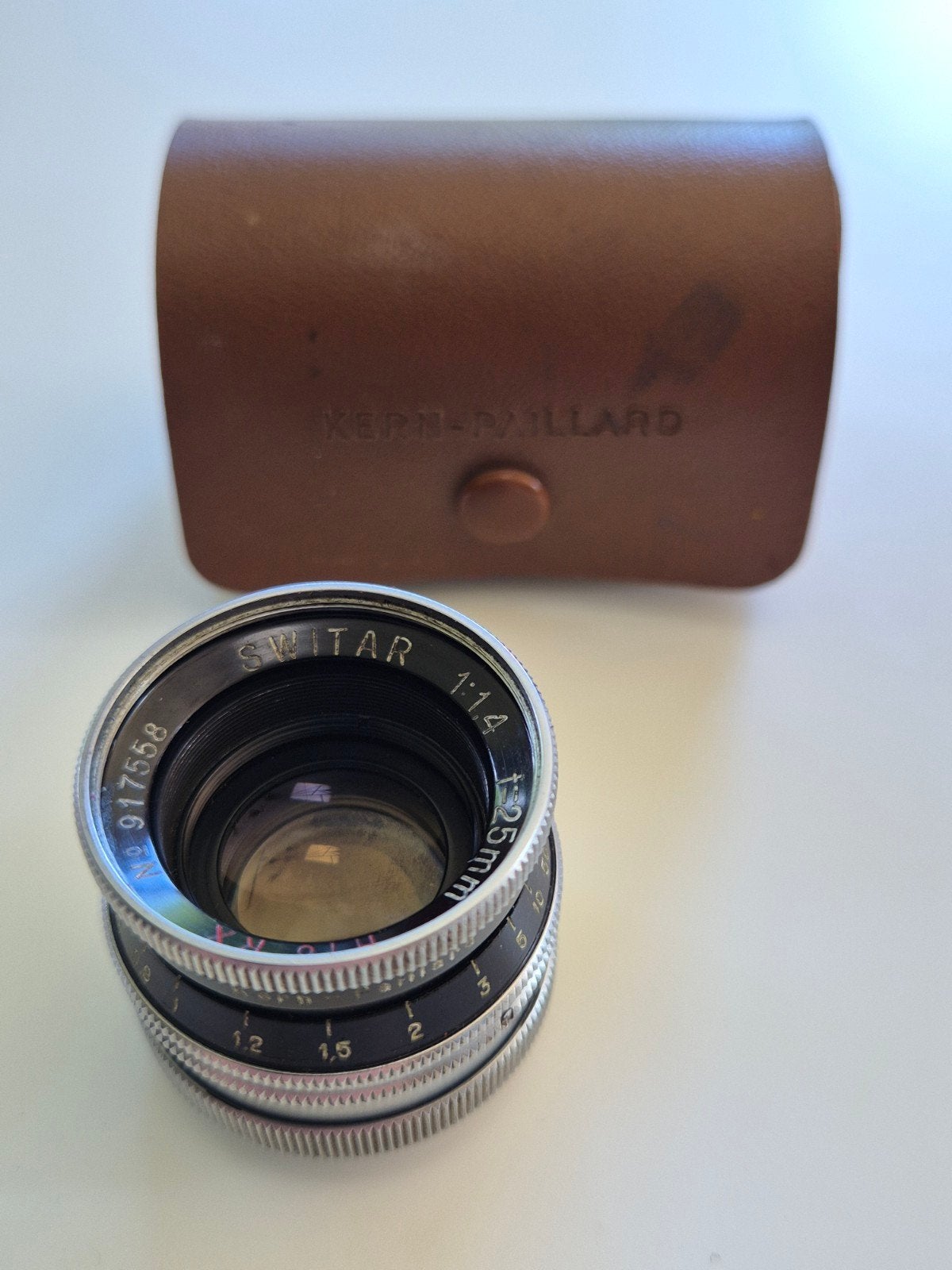 Vintaga Kern-Paillard Switar 1:1.4 f=25mm C-mount lens, Audio, Tv en Foto, Fotografie | Lenzen en Objectieven, Overige merken