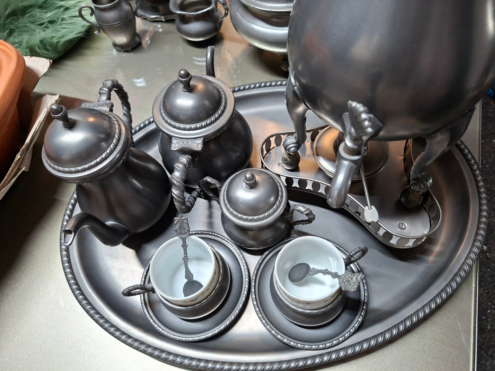 antiek compleet koffieset.daalderop, Ophalen