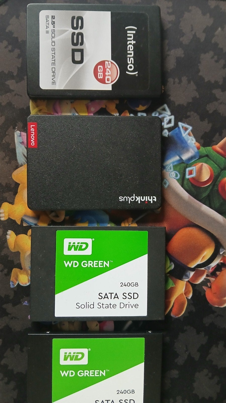 SSD schijven 240GB - Intenso, Lenovo, WD Green, Intern, Gebruikt, Server, Ophalen of Verzenden