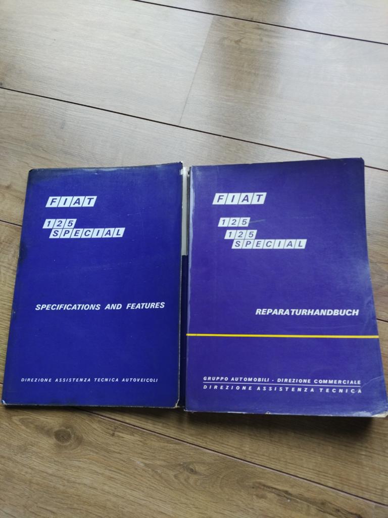 Fiat 125 special 125 werkplaatsboeken, Ophalen of Verzenden, Overige merken