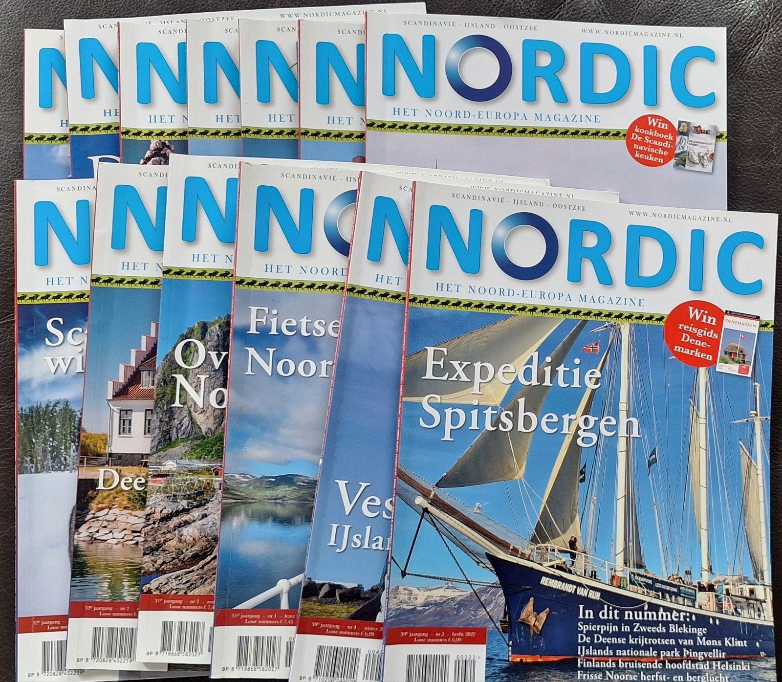 12x Nordic magazine. Scandinavië., Boeken, Ophalen of Verzenden, Europa, Reisgids of -boek, Overige merken
