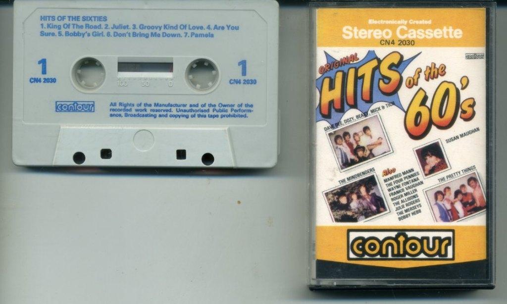 Original Hits Of The 60’s 13 nrs cassette ZGAN, Ophalen of Verzenden, Zo goed als nieuw, Origineel, 1 bandje