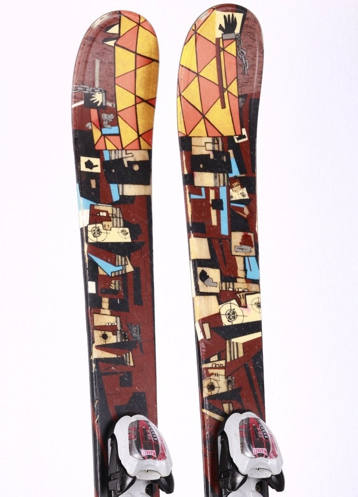 128 kinder ski's K2 THE FUJATIVE, TWINTIP, Overige merken, Gebruikt, Verzenden, 100 tot 140 cm