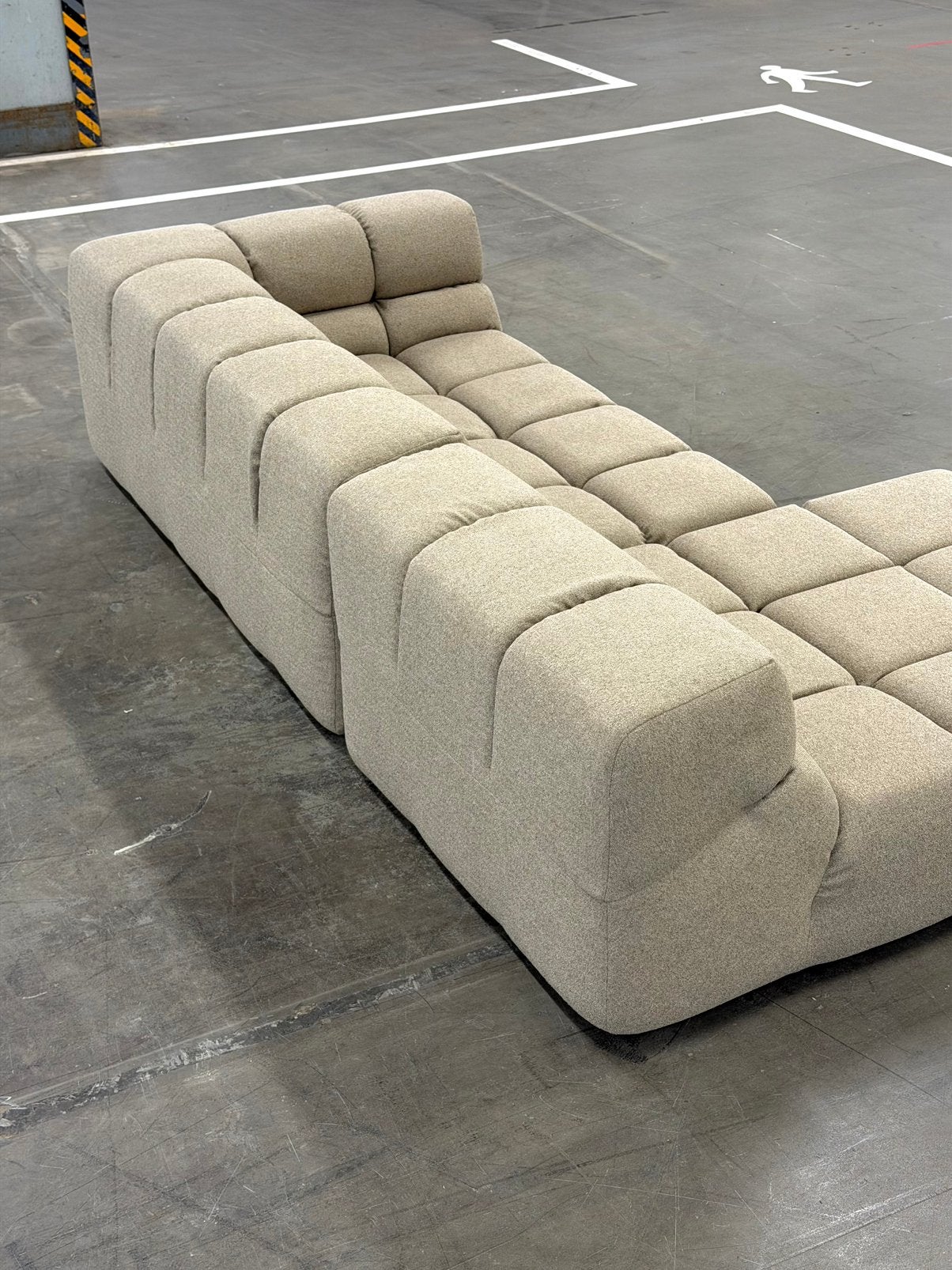 B&B Italia Tufty Time | Mocca | NIEUWSTAAT + Garantie, Huis en Inrichting, 250 tot 300 cm, Hoekbank, Ophalen of Verzenden, Zo goed als nieuw