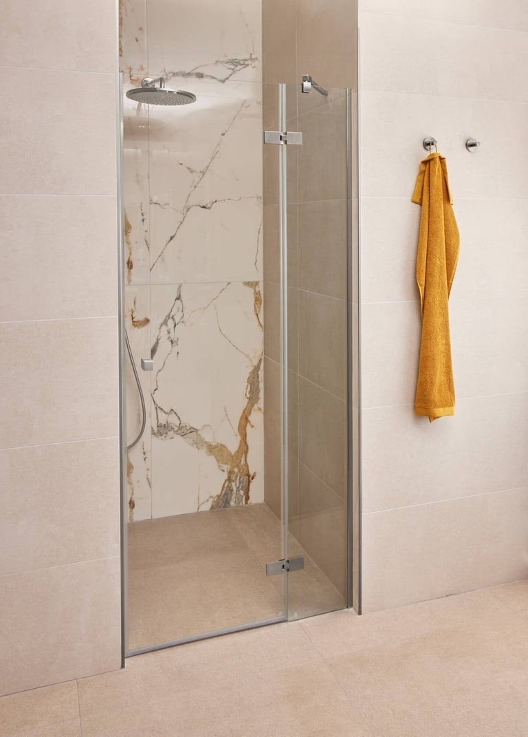 Douchedeur rvs 100x200 NIEUW in doos, Ophalen of Verzenden, Nieuw, Glas, Douche
