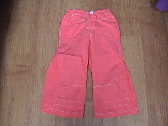 Villa Happ roze broek met wijde pijpen / culotte maat 128, Broek, Villa Happ, Gebruikt, Meisje