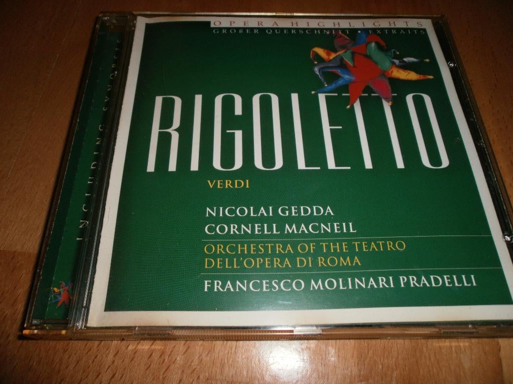 Cd Opera Highlights - Rigoletto - Verdi, Cd's en Dvd's, Cd's | Klassiek, Gebruikt, Opera of Operette, Romantiek, Ophalen