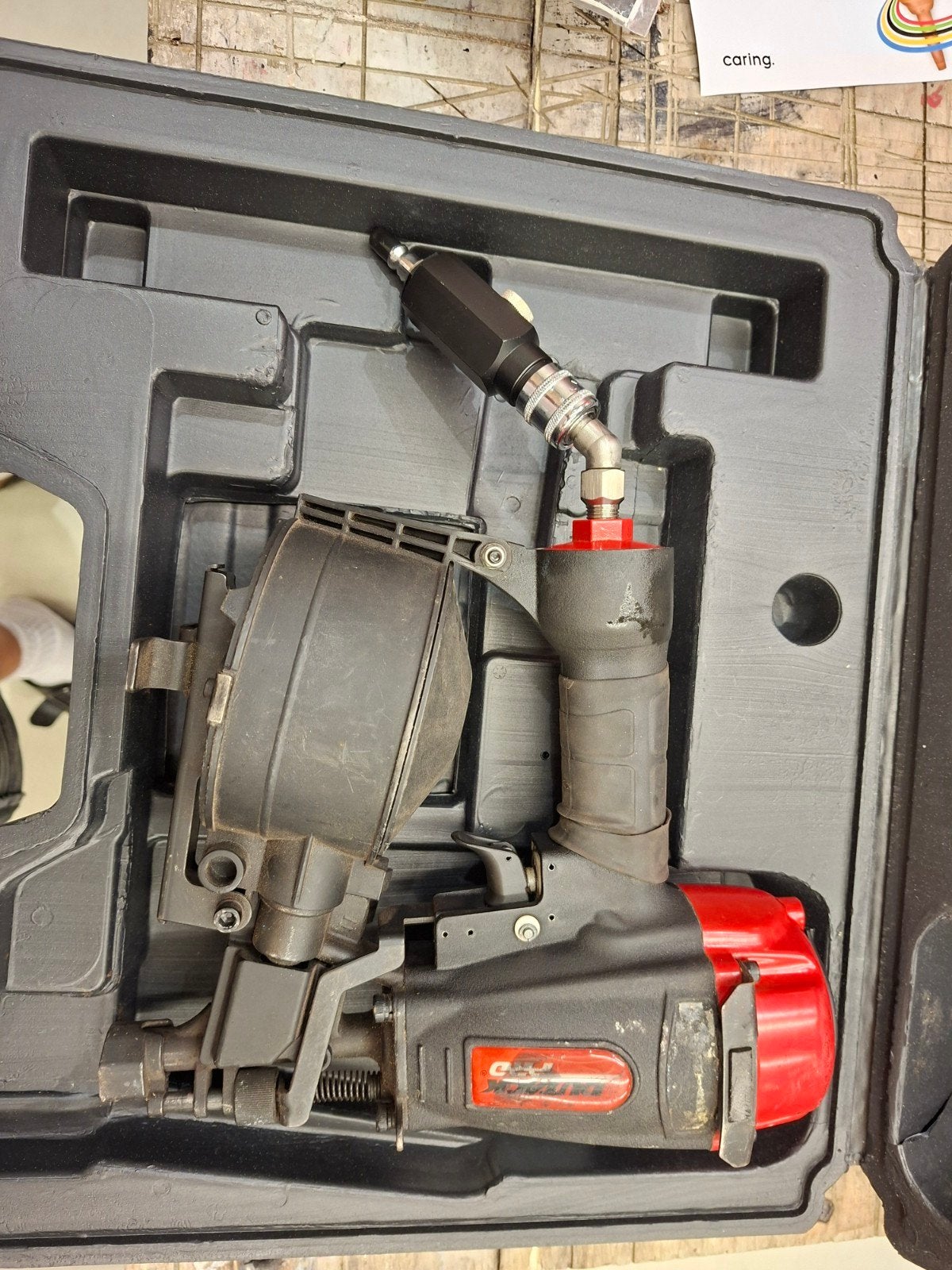 Dutack Pro C3045Mg tacker met 7200 spijkers, Ophalen of Verzenden, Gebruikt, Tacker/nietmachine, Overige merken