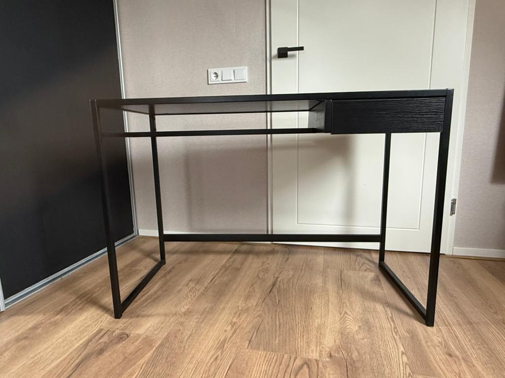 Bureau van WOOOD 110x50x76, Ophalen, Zwart, Gebruikt, 110 cm