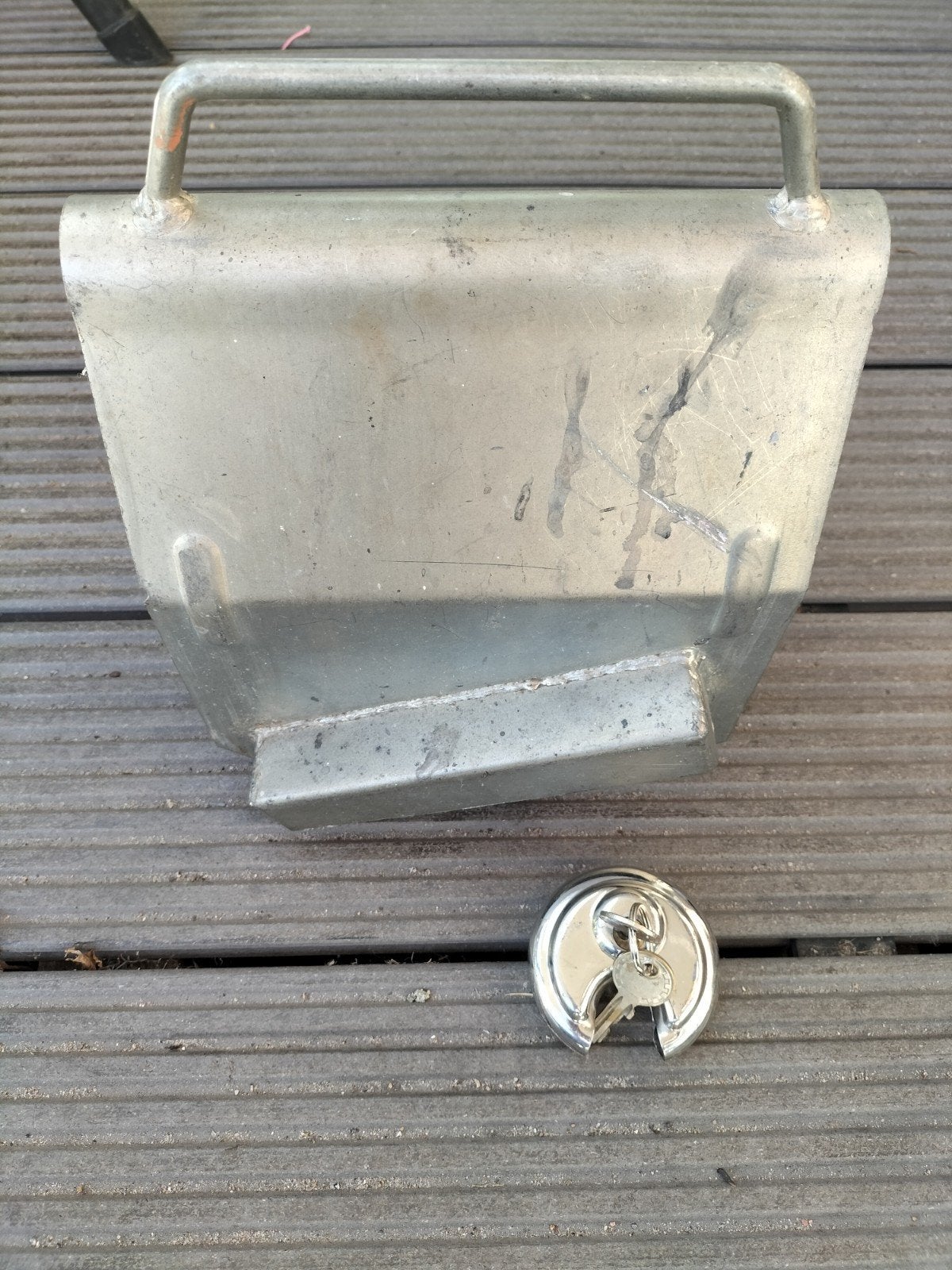 te koop disselslot met discusslot, Auto diversen, Ophalen of Verzenden, Gebruikt