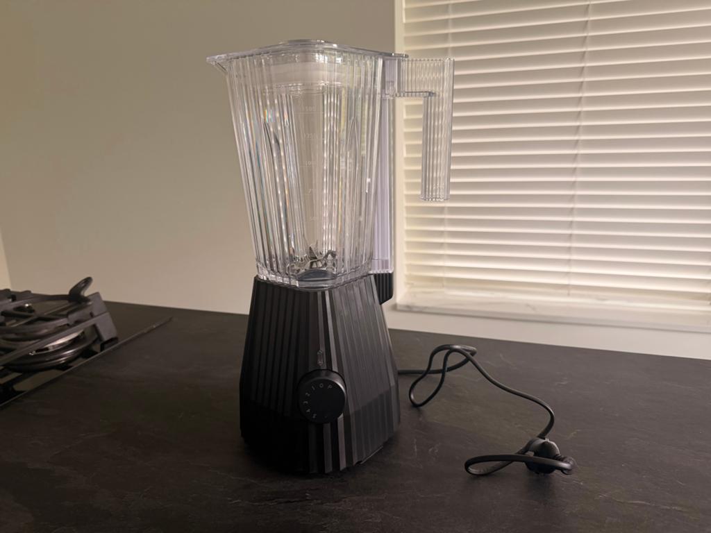 Alessi Plissé Blender | NIEUW | zwart | 1.5L, Ophalen of Verzenden, Zo goed als nieuw, Blender