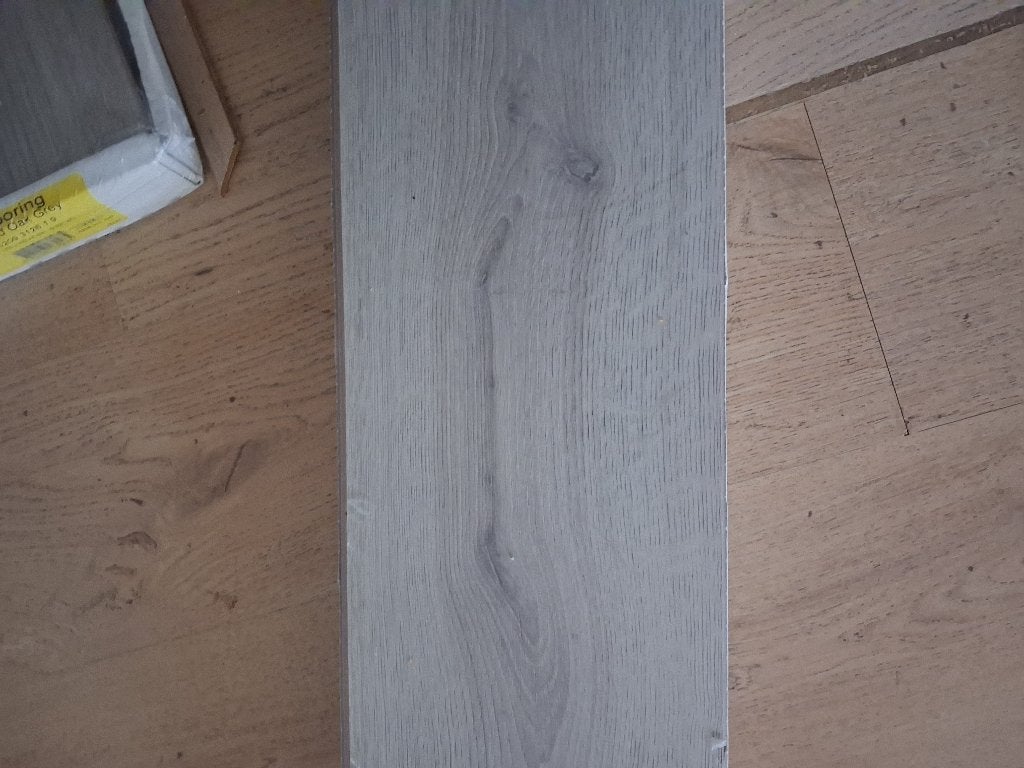 Laminaat, licht eiken, Ophalen, Nieuw, 5 tot 10 m², Laminaat