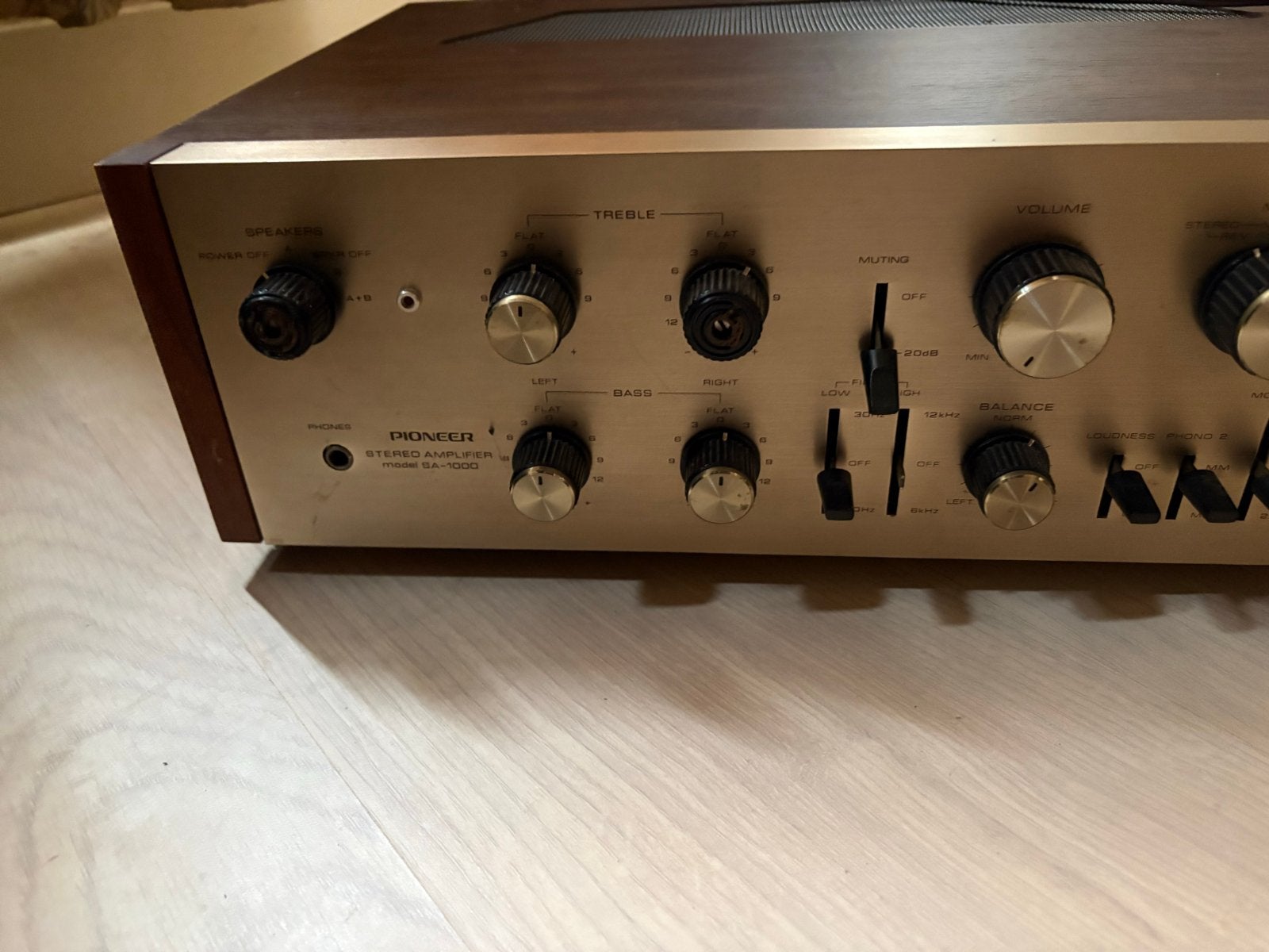 Pioneer SA-1000 Stereo Versterker - Vintage Audio