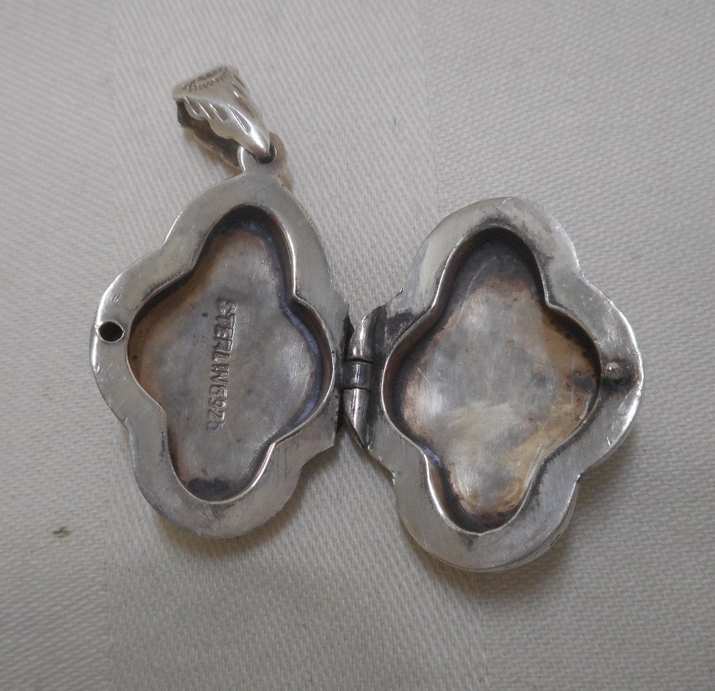 Sterling zilveren vintage medallion nr.403, Verzenden, Zo goed als nieuw, Zilver, Zilver