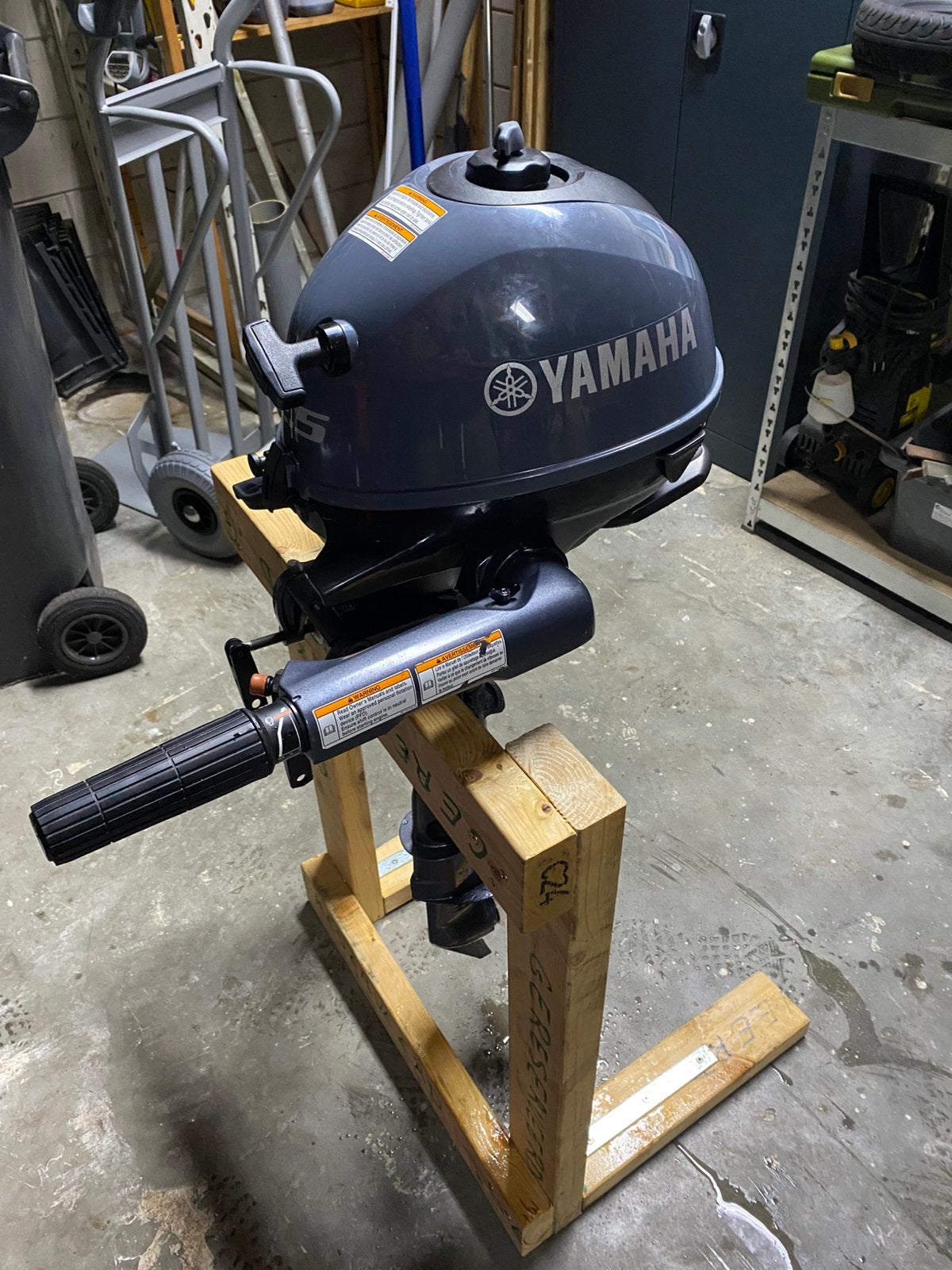 Yamaha 2,5pk 4 takt buitenboordmotor, Ophalen, Minder dan 5 pk, Viertaktmotor, Zo goed als nieuw