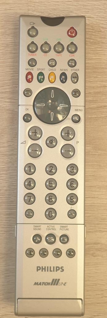 Afstandsbediening Philips RC 2033/01B, Ophalen of Verzenden, Gebruikt, Origineel, Tv