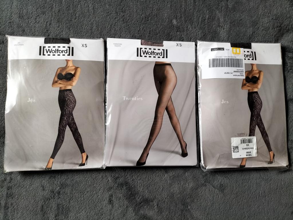 3 Wolford Panty'sMaat XS Nieuw in Verpakking, Zwart, Nieuw, Overige maten, Ophalen of Verzenden