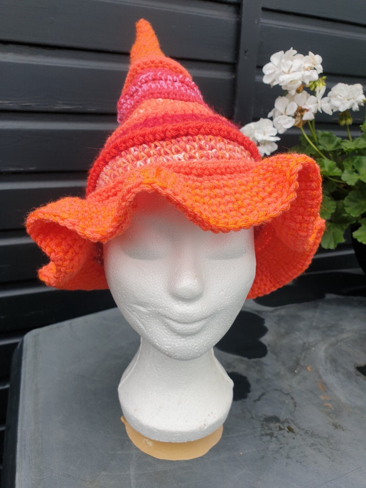 Heksenmuts cosplay LARP carnaval Halloween, Ophalen of Verzenden, Nieuw, Accessoires