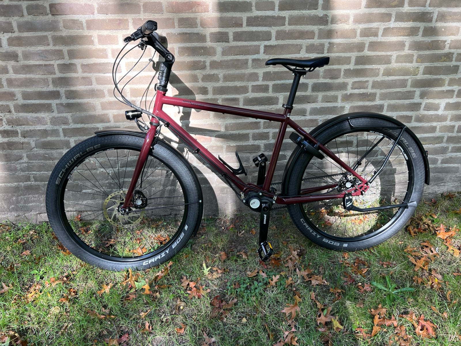 Tout Terrain Chiyoda Xpress 46cm Pinion 9 Gates riemaandrijv, Minder dan 47 cm, Ophalen of Verzenden, Zo goed als nieuw, Aluminium