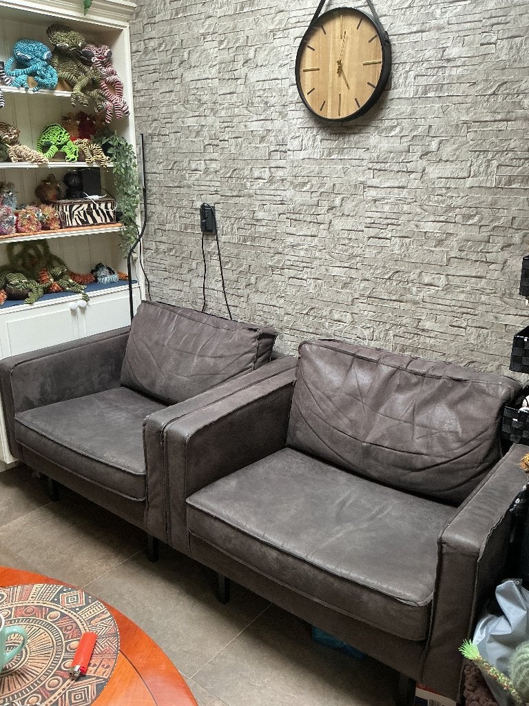 Lounge love Seats, Gebruikt, 75 tot 100 cm, Ophalen, Love seats