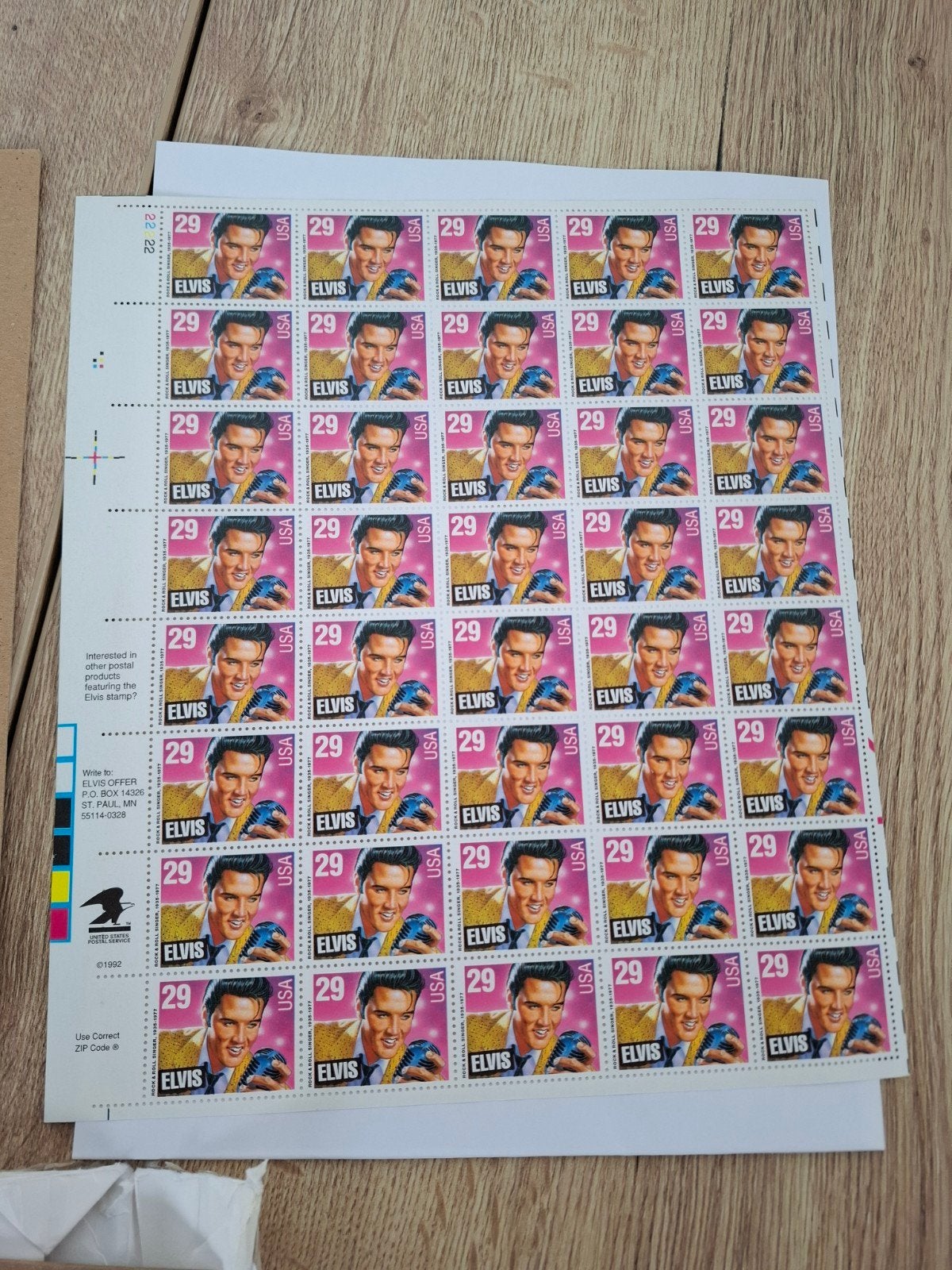 Elvis Presley postzegels en First Day Cover, Ophalen of Verzenden, Onbeschreven, Rest van de wereld