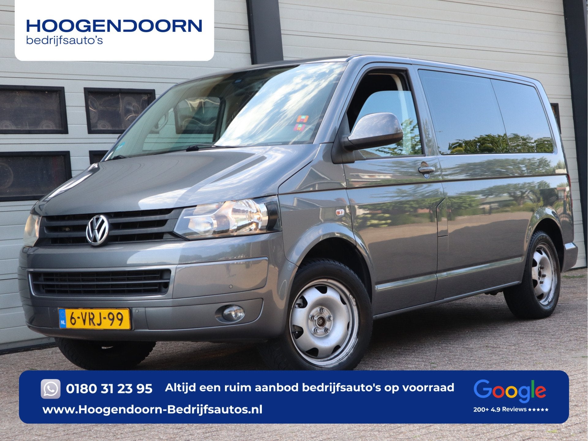 Volkswagen Transporter 2.0 TDI 132kw Automaat - Invalide - R, Euro 5, Stof, Gebruikt, 4 cilinders