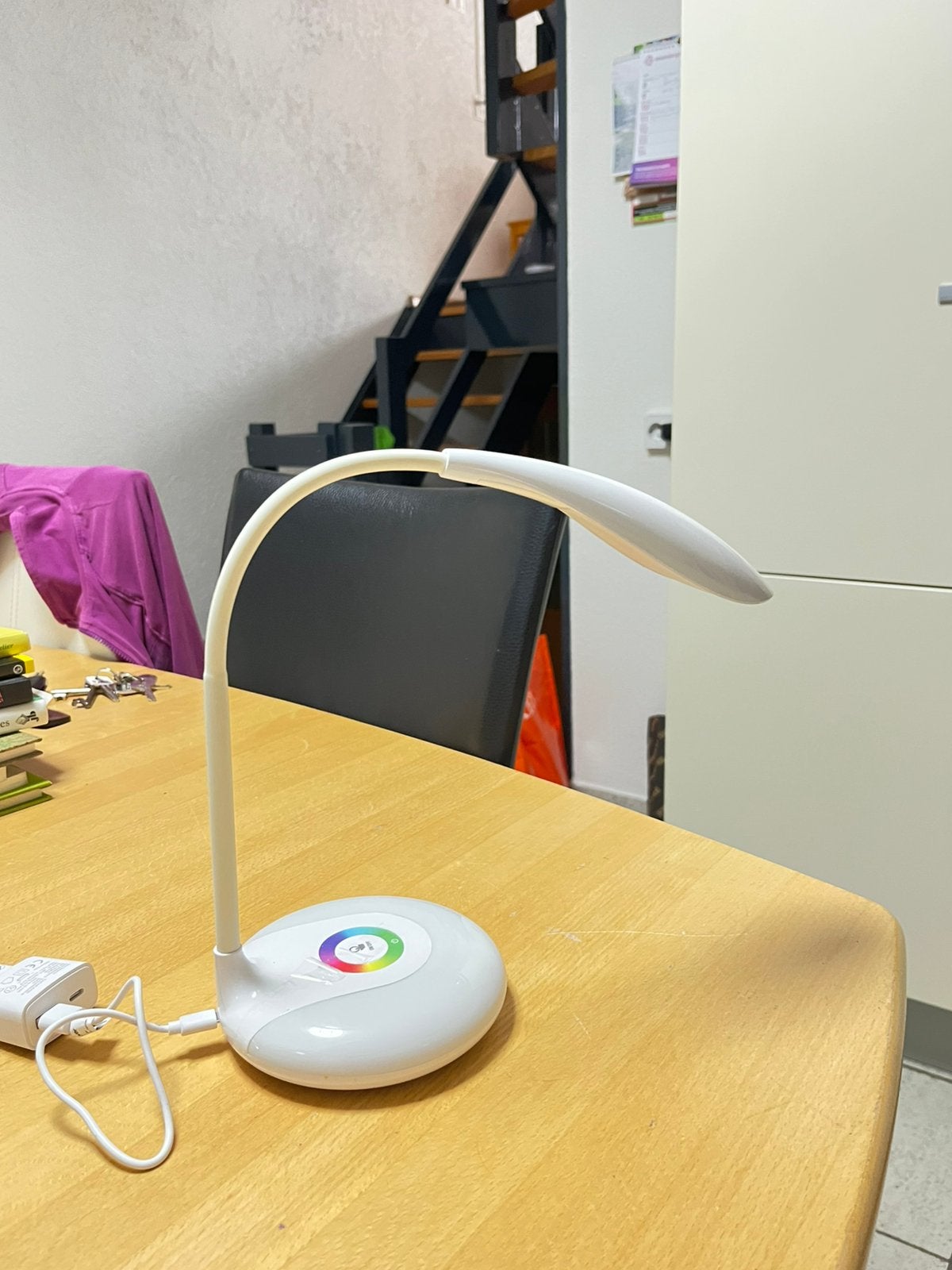 Bureaulamp, Huis en Inrichting, Lampen | Tafellampen, Ophalen, Kunststof, Zo goed als nieuw, Modern