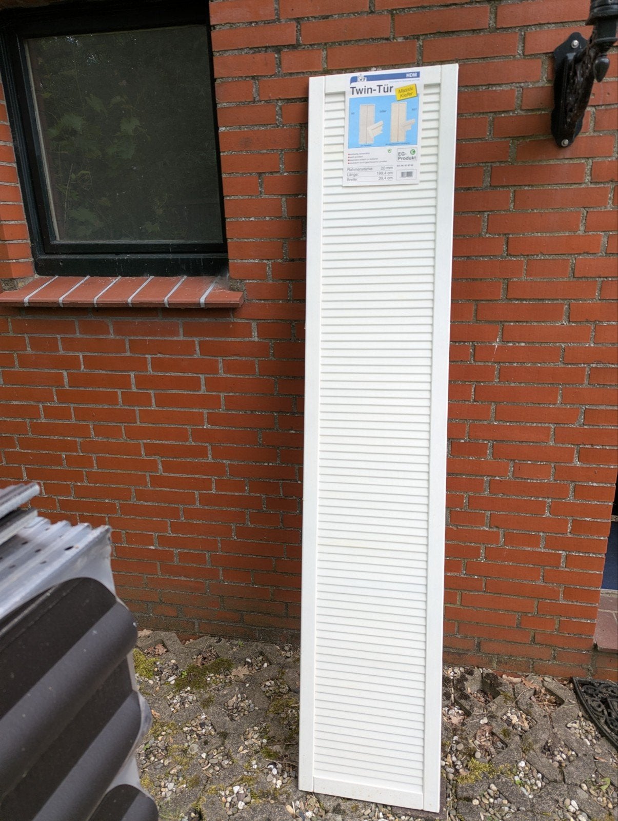Louvredeur wit nieuw (6x), Doe-het-zelf en Verbouw, Deuren en Horren, Ophalen, Minder dan 80 cm, Overige typen, Minder dan 200 cm