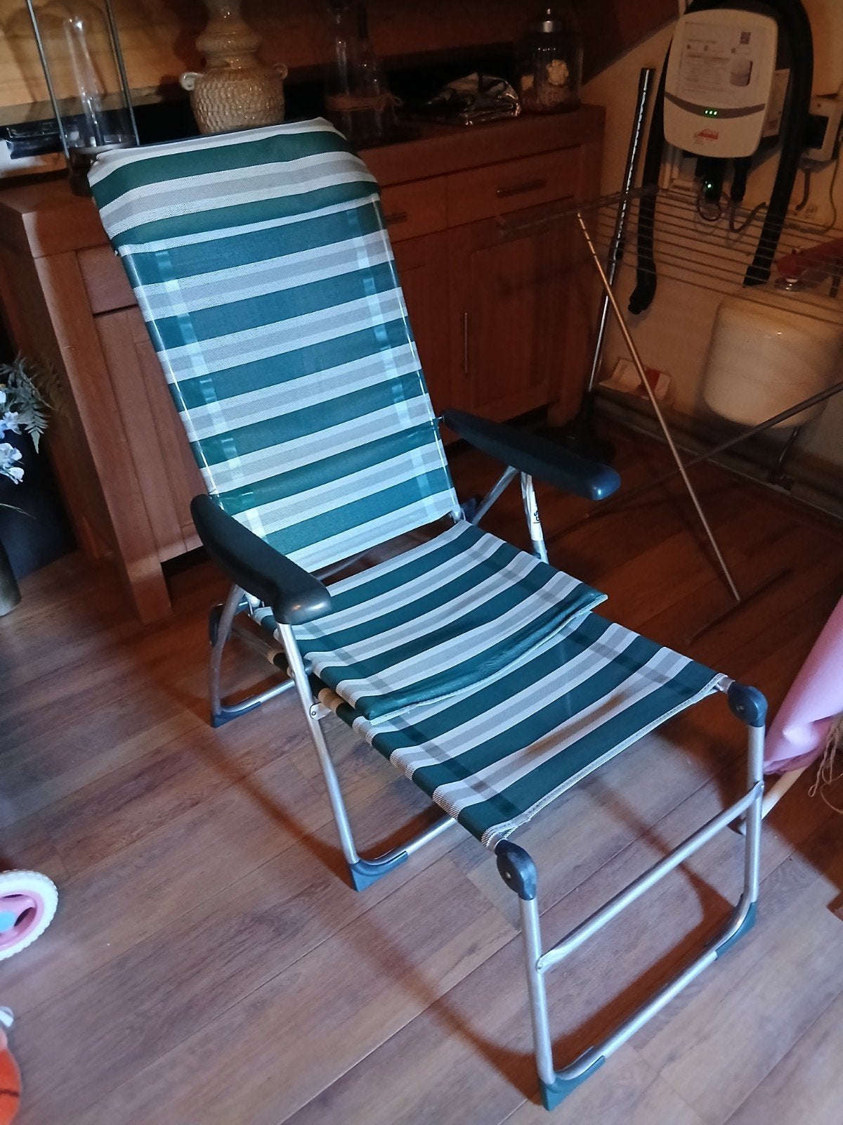 2 tuinstoelen, Caravans en Kamperen, Ophalen, Zo goed als nieuw, Campingstoel