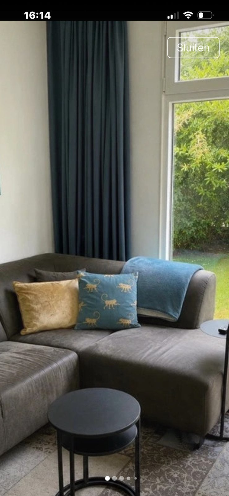 Goudkleurige Mars & More Luxe Velvet Sierkussen, Ophalen of Verzenden, Zo goed als nieuw, Vierkant