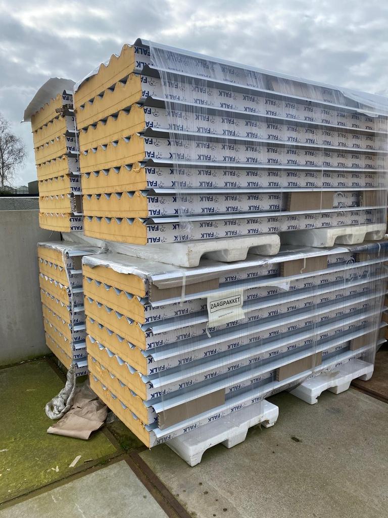 Sandwichpanelen 70 stuks 2500 mm, Ophalen, Nieuw, Overige materialen, 50 tot 100 mm