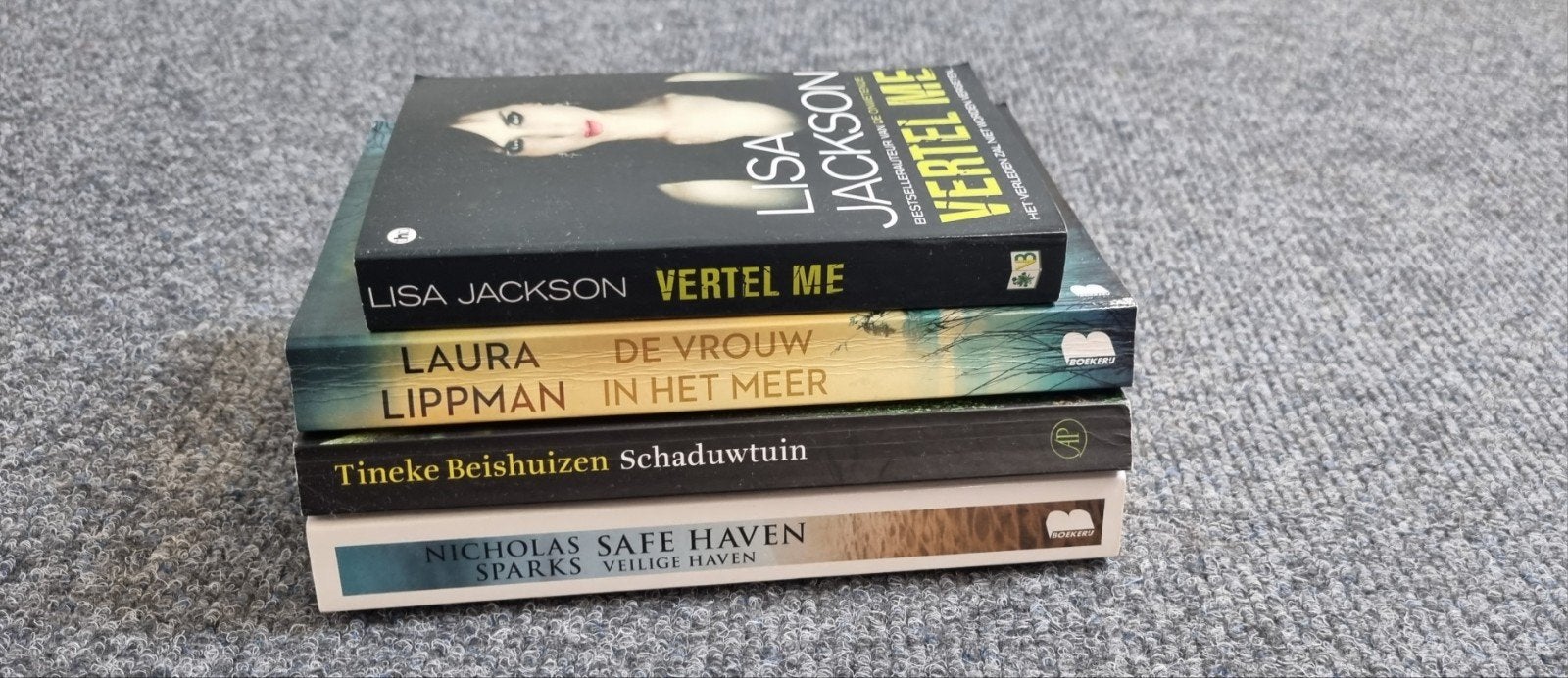 4x thriller, Ophalen of Verzenden, Zo goed als nieuw